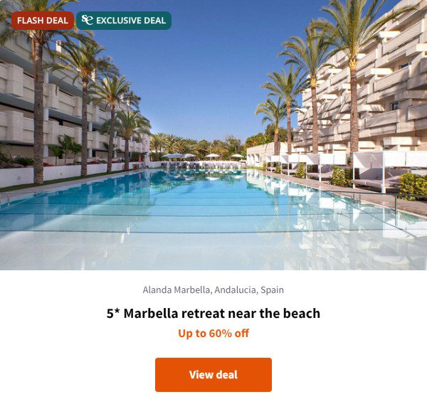 5* Marbella retreat near the beach