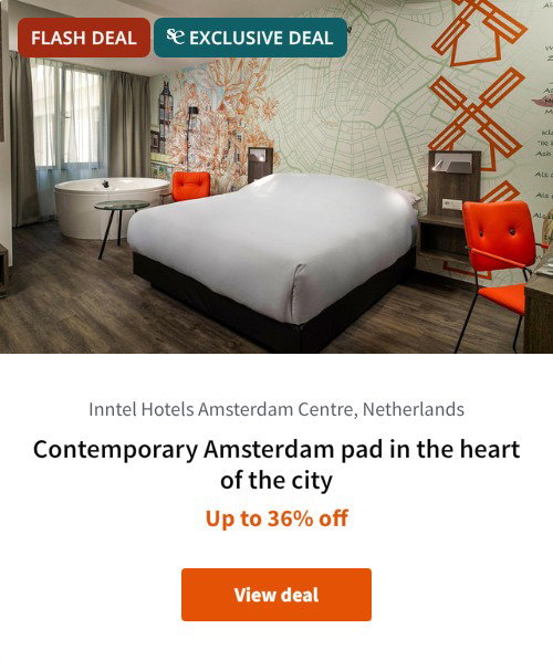 Contemporary Amsterdam pad in the heart of the city