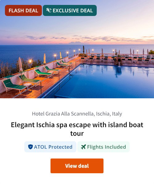 Elegant Ischia spa escape with island boat tour