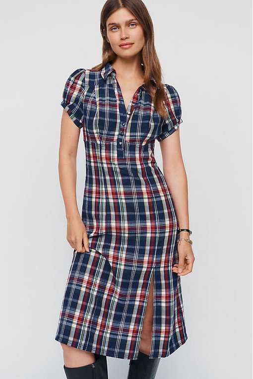 Pilcro Rebekah Slim Midi Dress