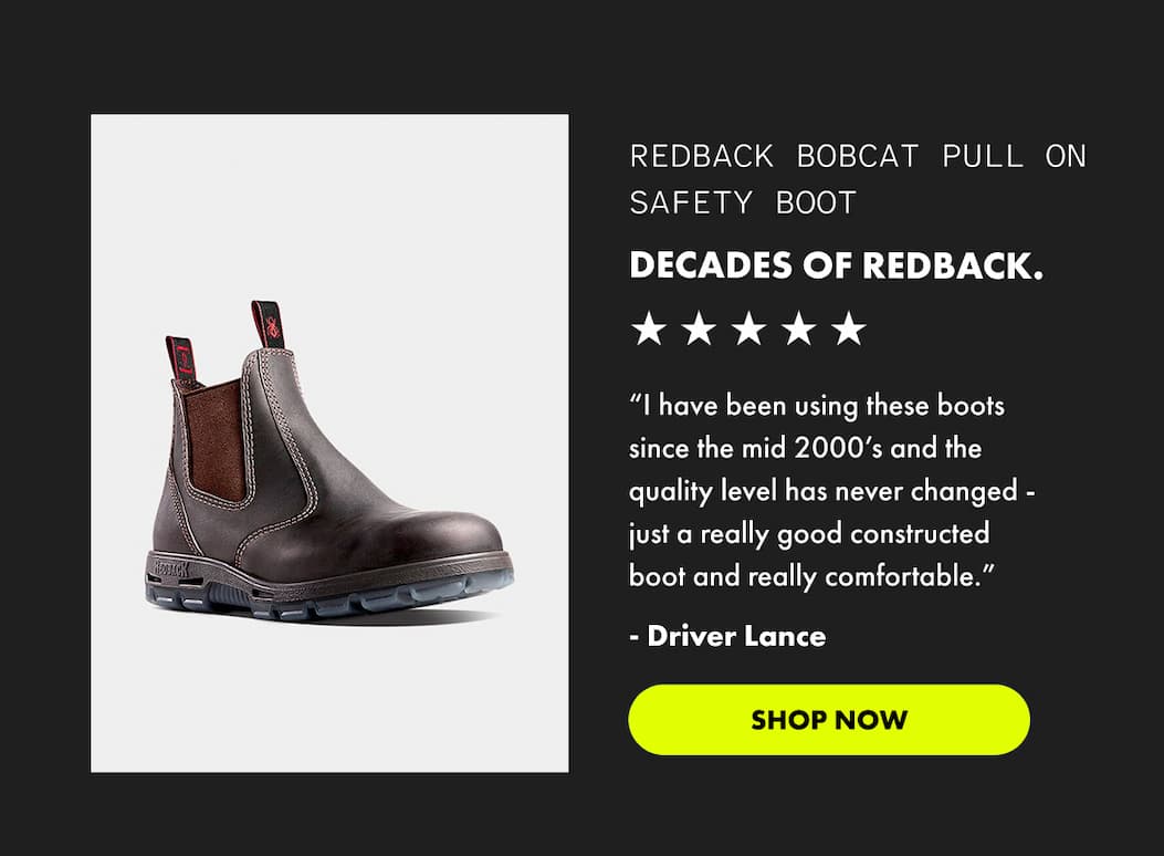 Redback Bobcat Pull On Safety Boot | SHOP NOW