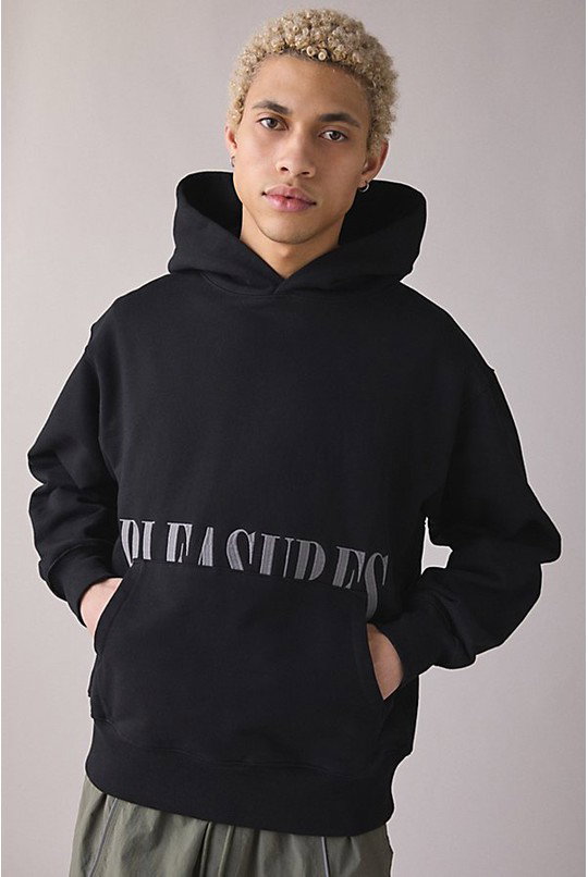 PLEASURES UO Exclusive Mayhem Logo Graphic Hoodie Sweatshirt