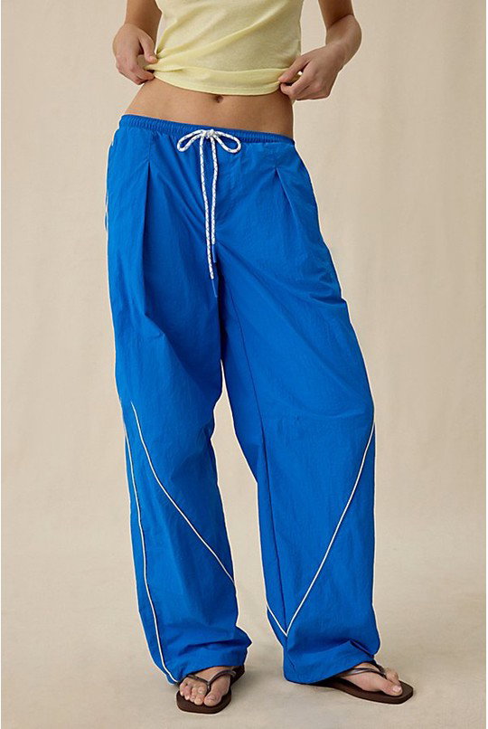 BDG Finish Line Low-Rise Baggy Track Pants