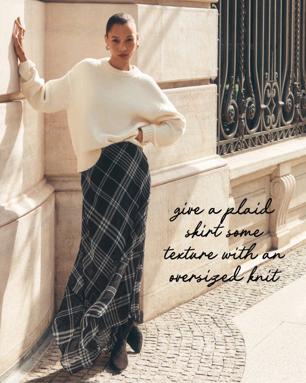 plaid skirt
