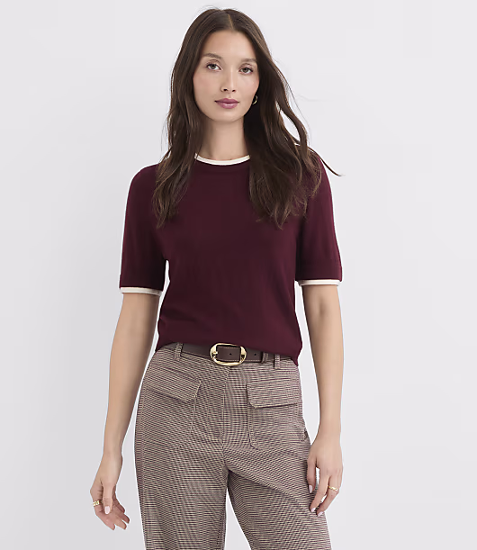 Signature Collection Double Layer Sweater Tee