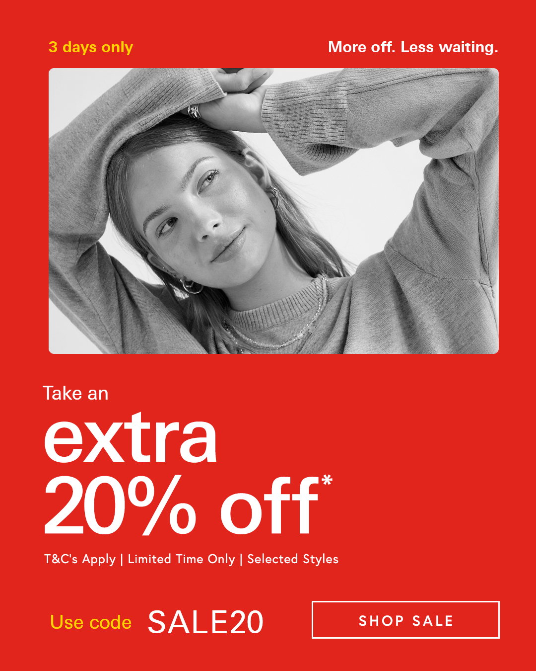 Take a further 20% off