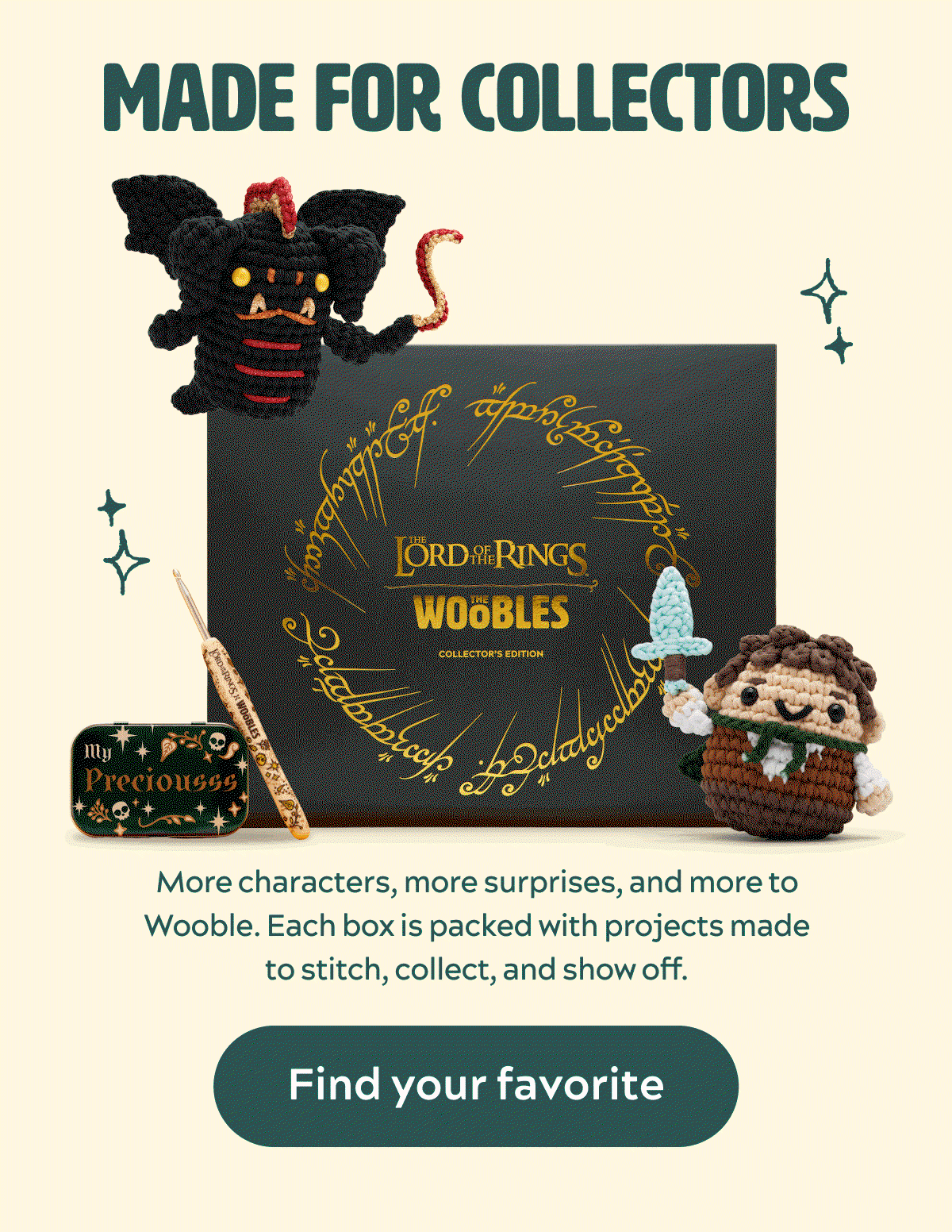Made for collectors [Find your favorite]