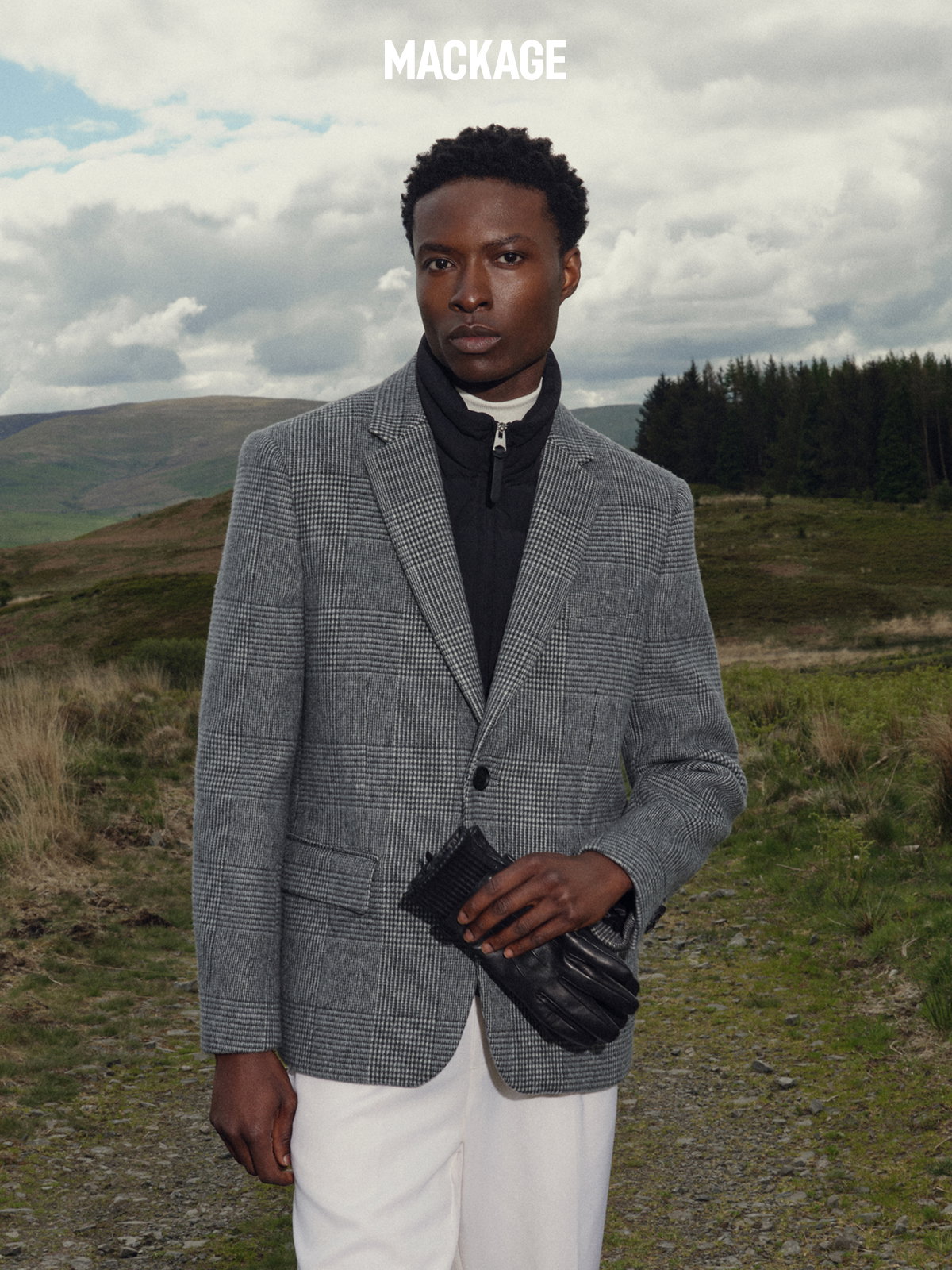 COLE-PL Double-breasted wool peacoat