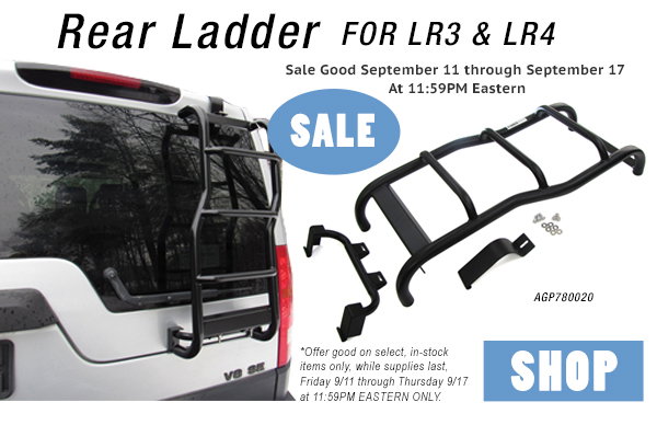 Rear Roof Rack Ladder, By Surco, AGP780020 SALE Good September 11 through September 17 at 11:59 PM Eastern at Atlantic British Ltd.