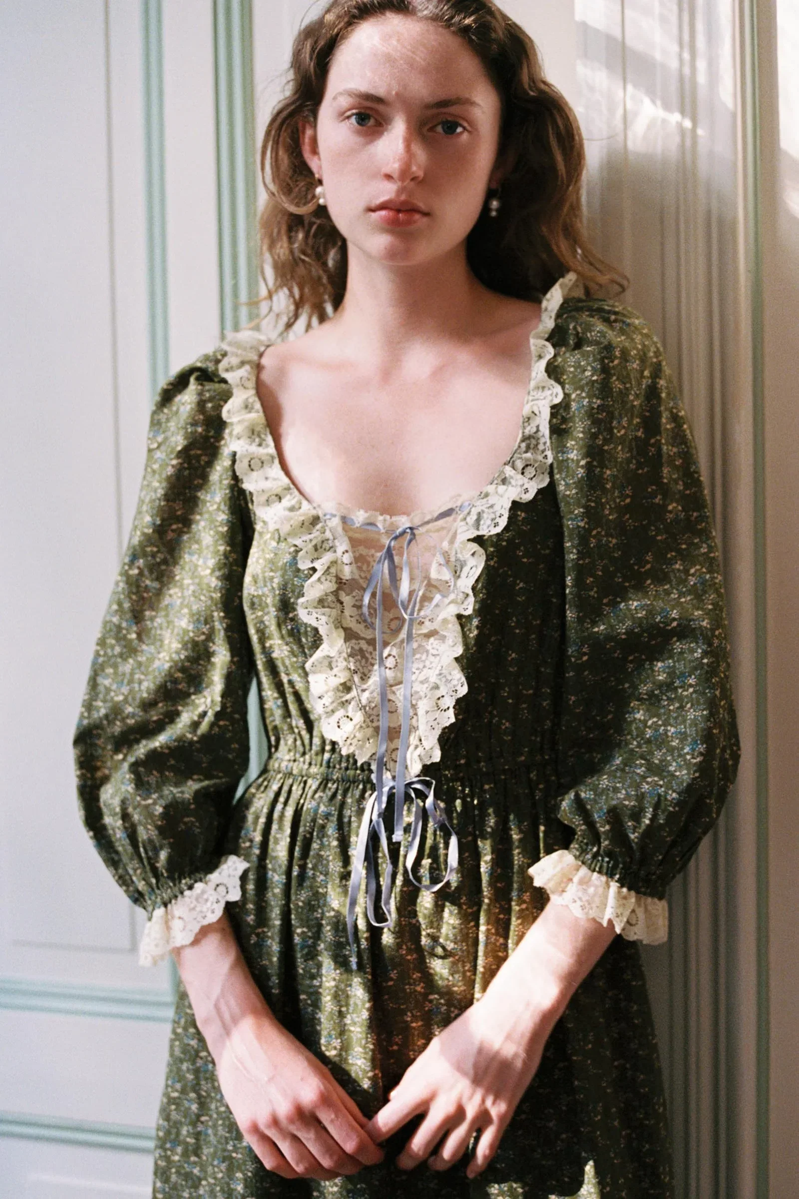 Image of The Loren Dress | Pine Foliage