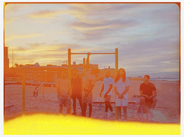 Hero Gif: Calisthenics Campaign in Coney Island NY