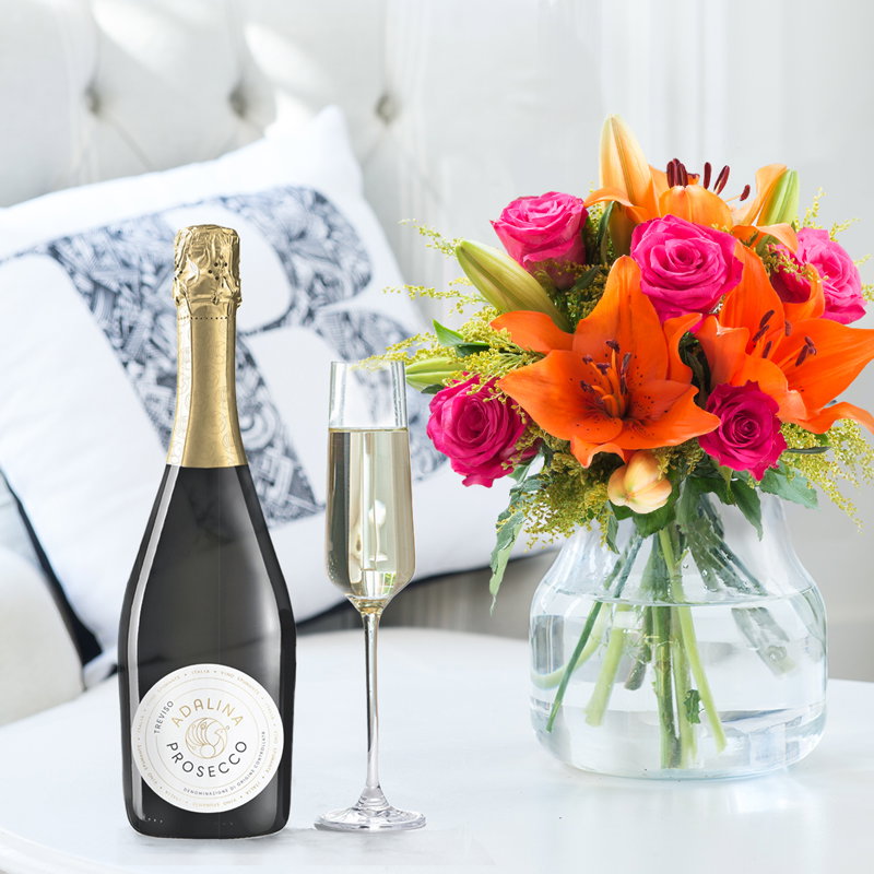 Image of Cheerful Lily & Rose & Adalina Prosecco (75cl)