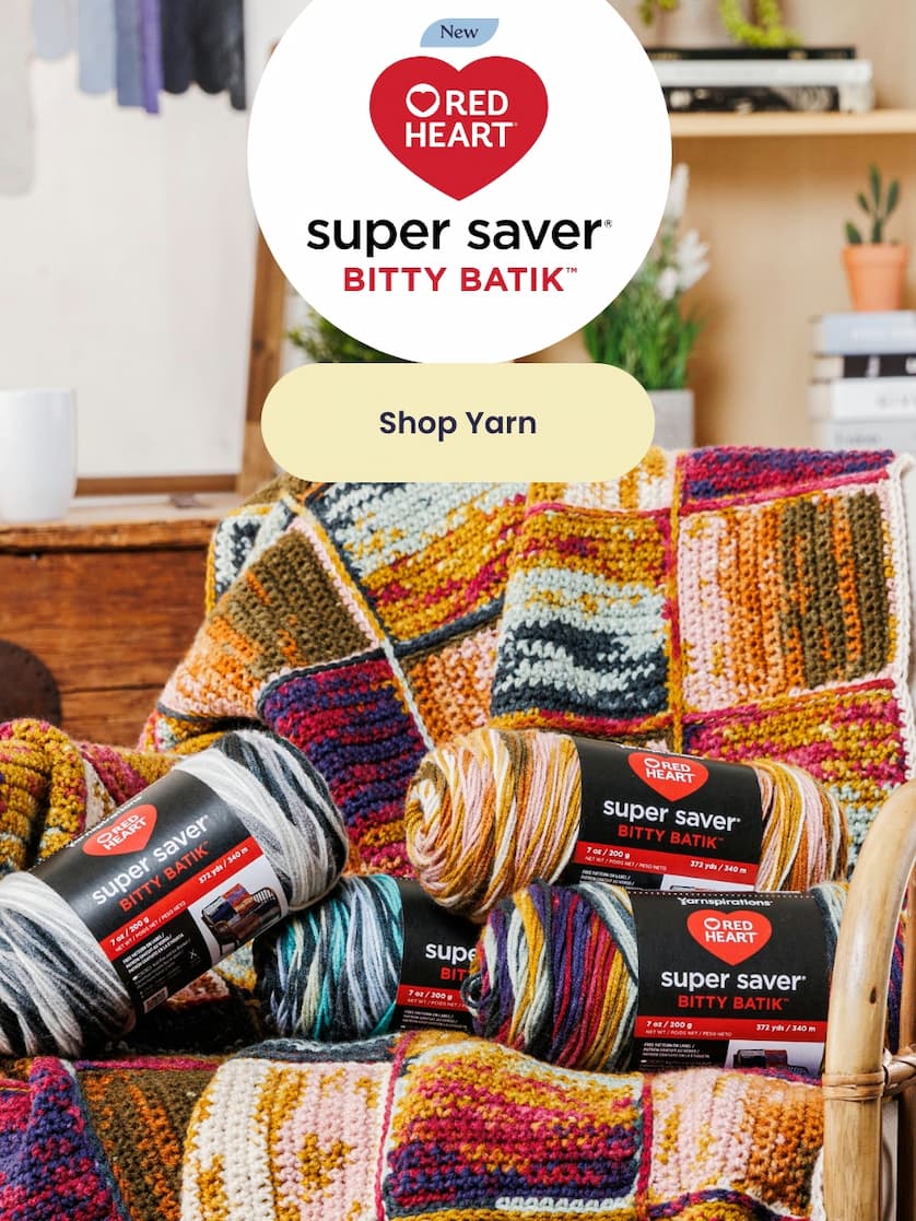 Red Heart Super Saver Batik