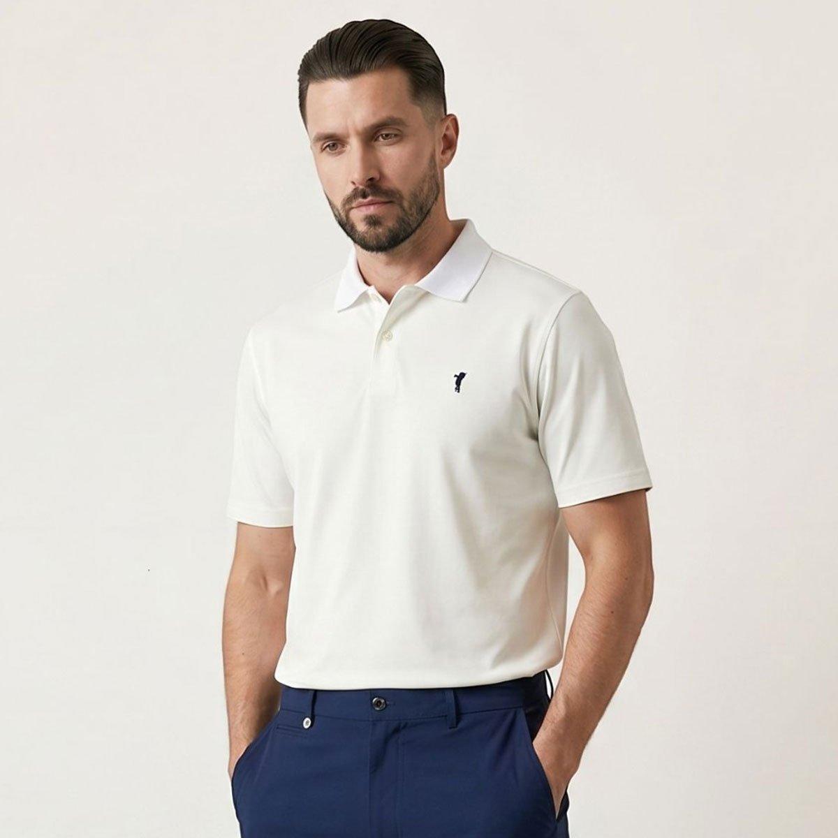 GOLFINO Men's Marbella SS Light Golf Polo Shirt