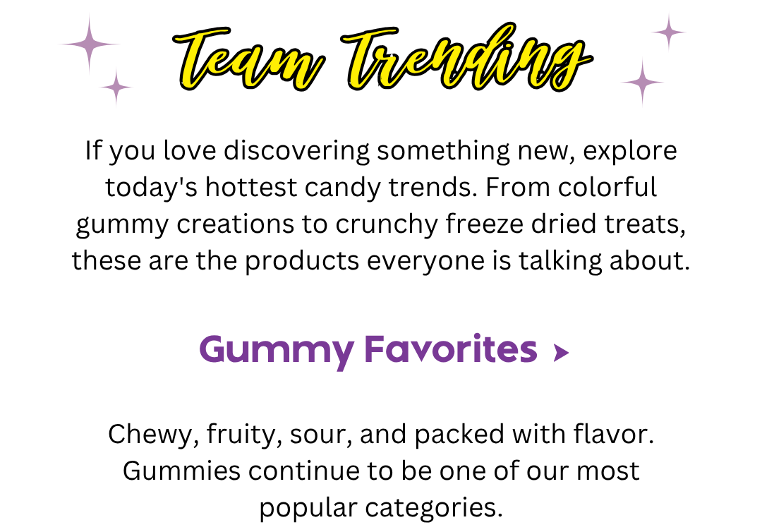 Old-School Favorites vs. Today's Candy Trends