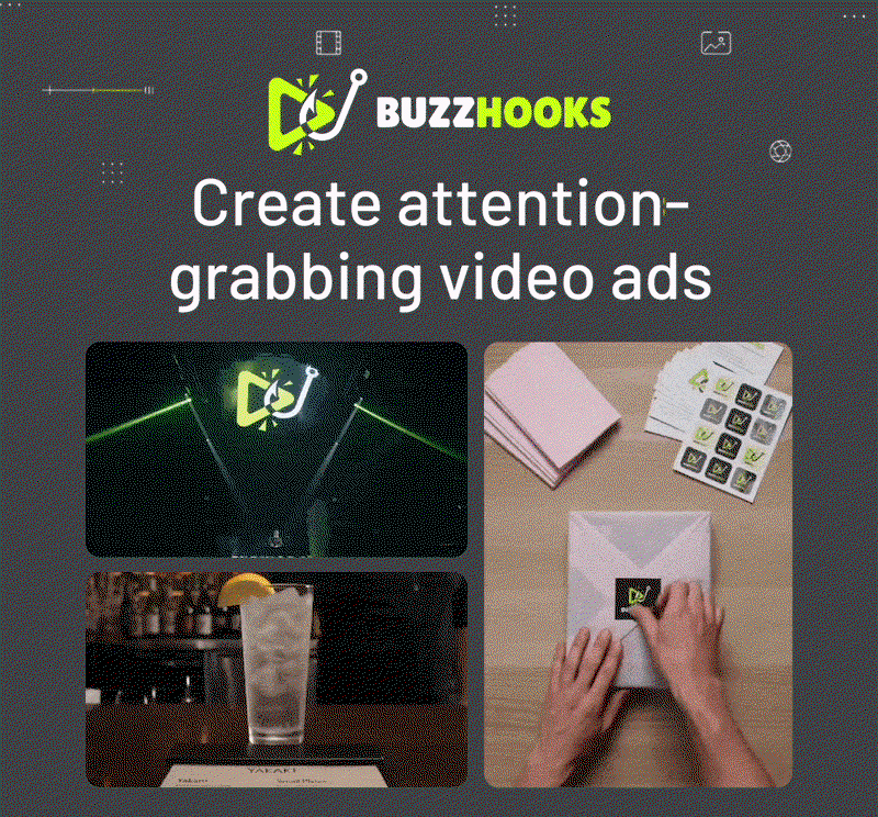 BuzzHooks: Create attention-grabbing video ads