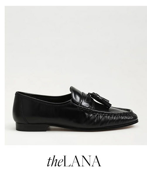The Lana Loafer | Black Lether