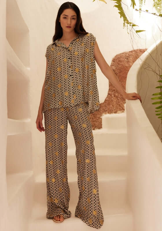 Image of Coquelicot Trousers Symi Black