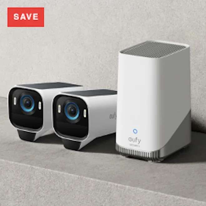 Eufy 4K UHD Wireless Security 2-Camera Kit, S3 Pro