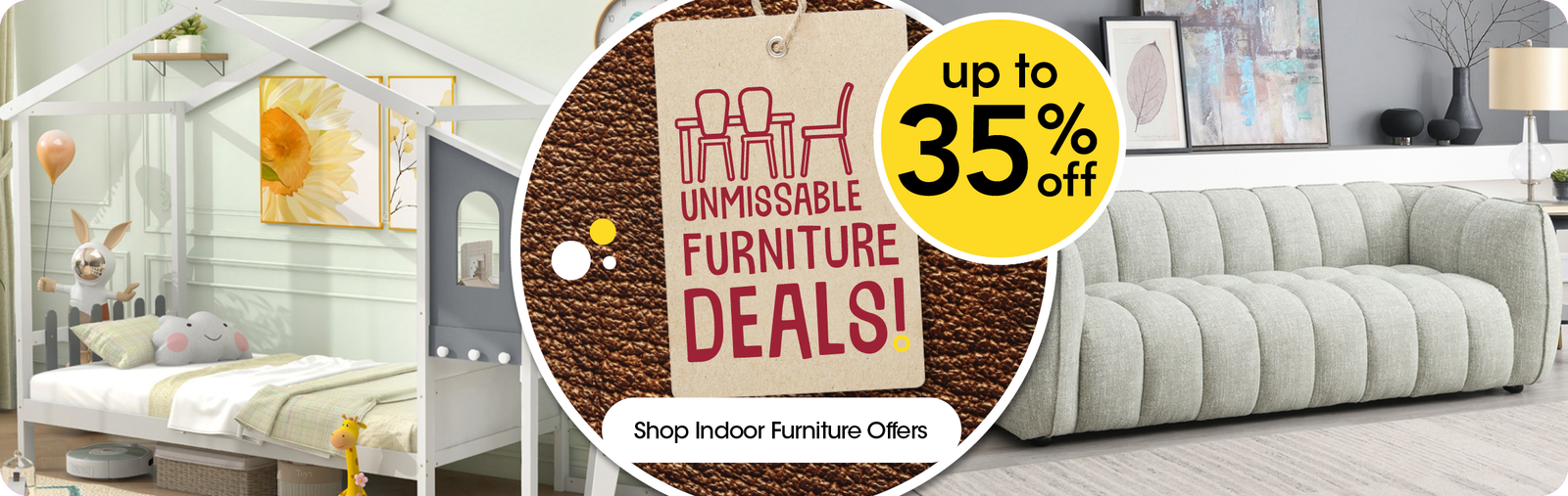 Up to 35% off Indoor Furniture Offers