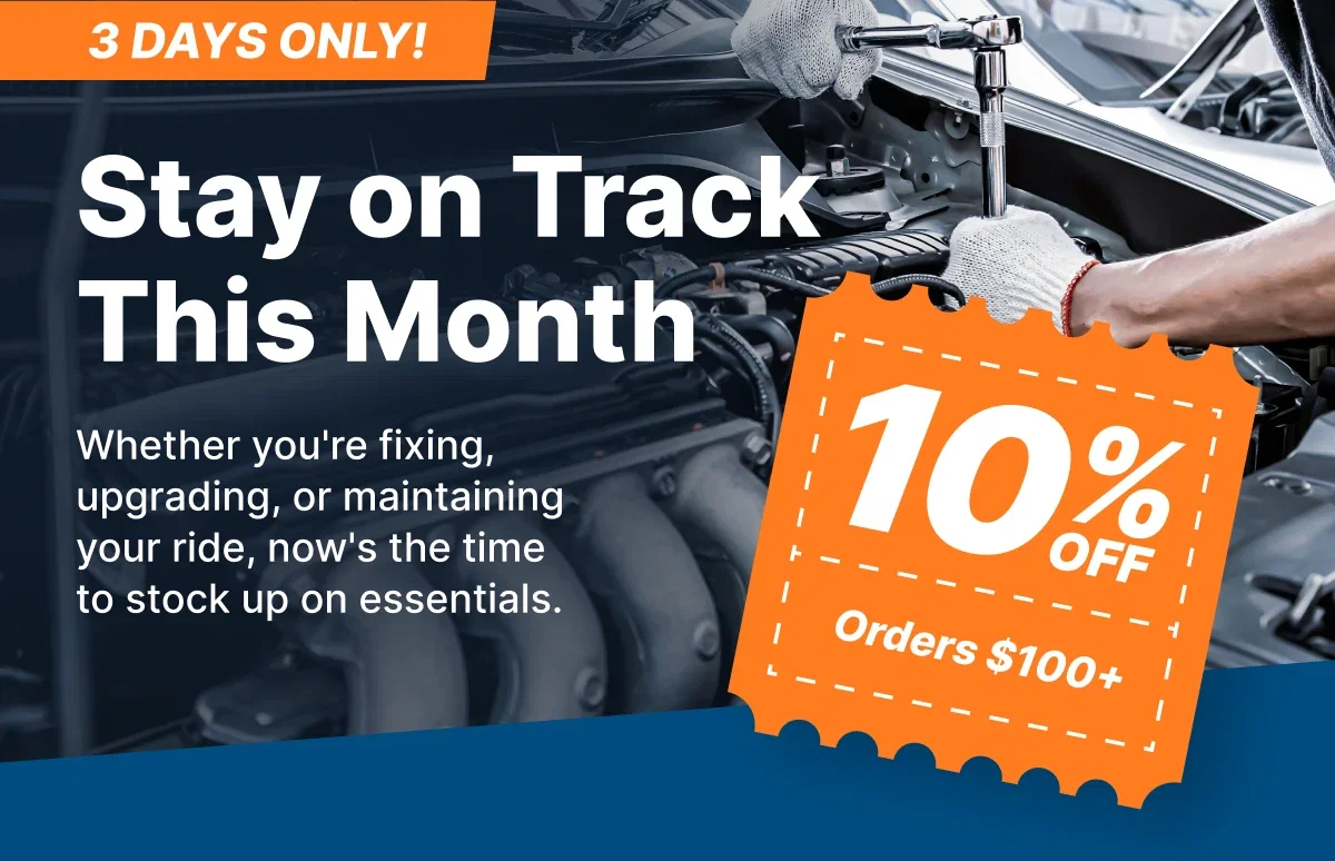 3 Days Only! | Stay on Track This Month | 10% OFF Orders $100+