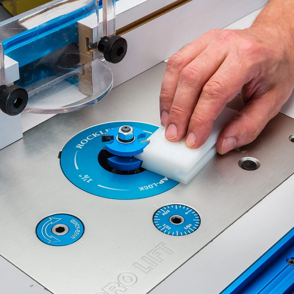 Router Bit Set-Up Jig for 40431 Shaker Stile and Rail Router Bits