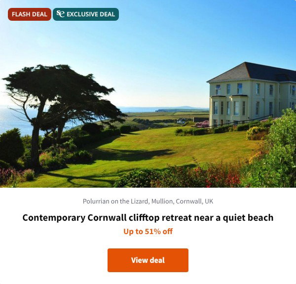 Contemporary Cornwall clifftop retreat near a quiet beach