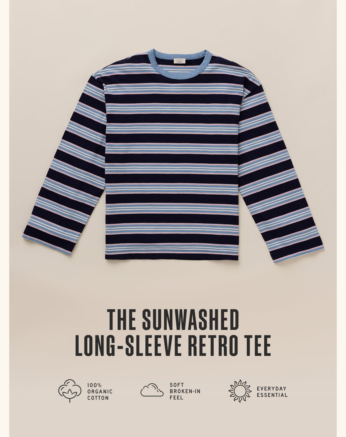 The Sunwashed Long-Sleeve Retro Tee