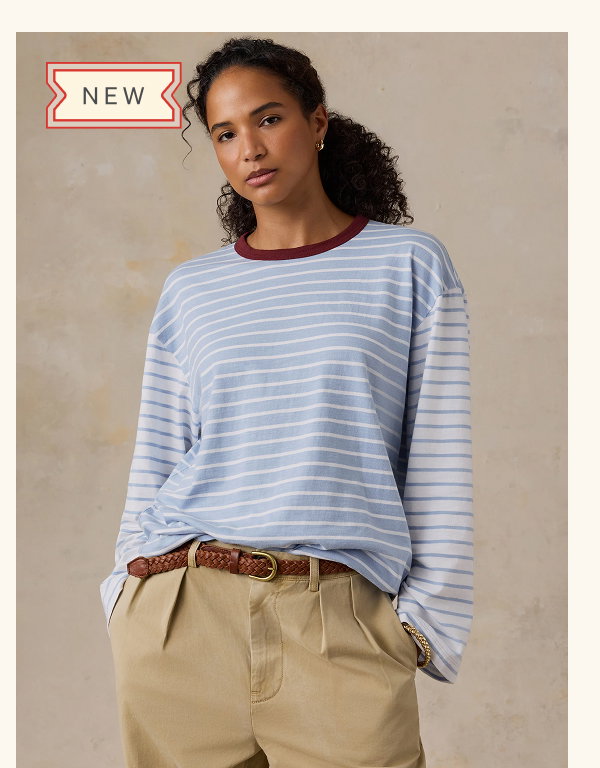 The Sunwashed Long-Sleeve Retro Tee