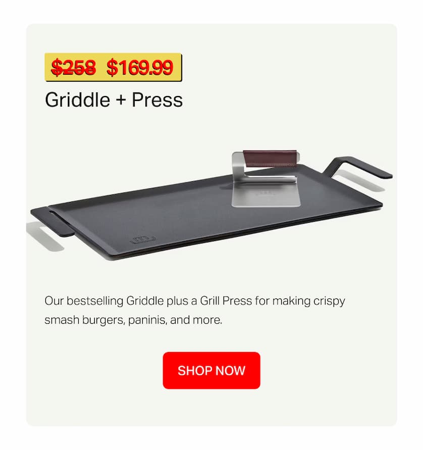 Griddle + Press - $169.99 - Shop Now