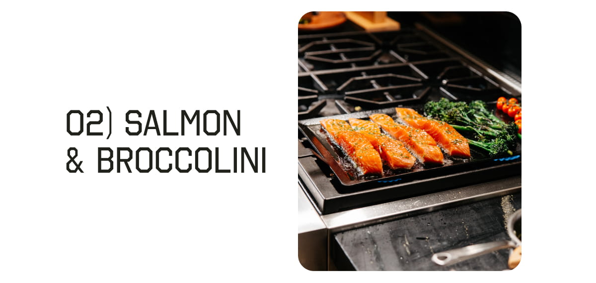 01) Salmon & Broccolini