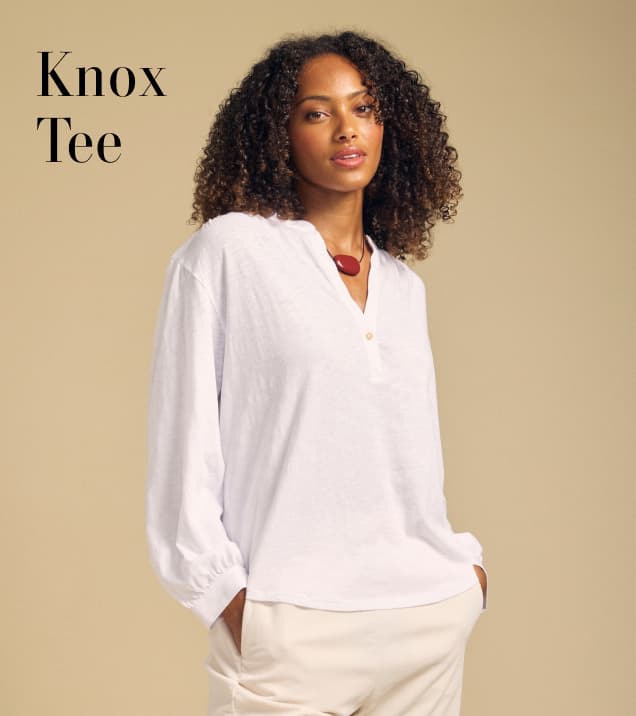 Image of model wearing Knox in Black.