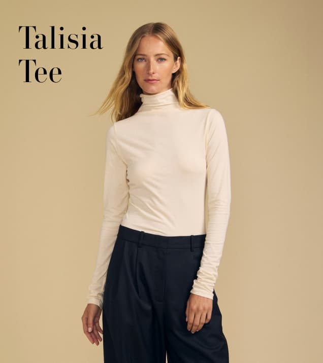 Image of model wearing Talisia in Moon.
