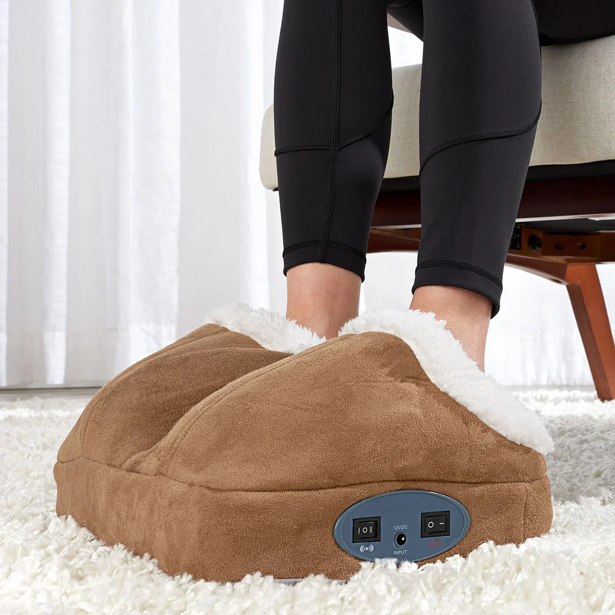 Image of Warming Foot Massager by Sharper Image