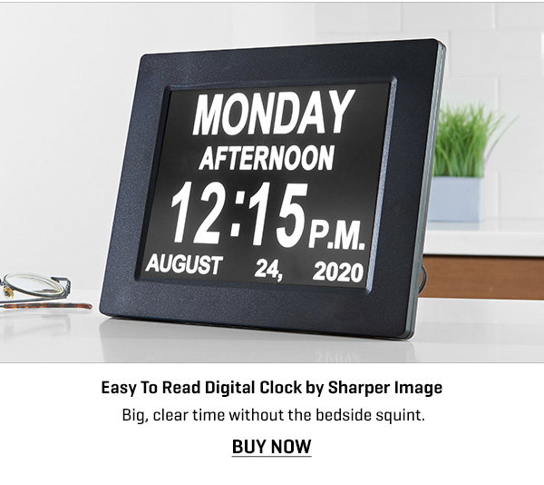 Easy To Read Digital Clock by Sharper Image