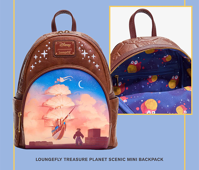 Loungefly Treasure Planet Scenic Mini Backpack