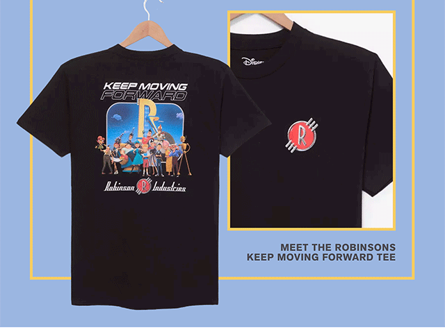 Meet the Robinsons Keep Moving Forward Tee