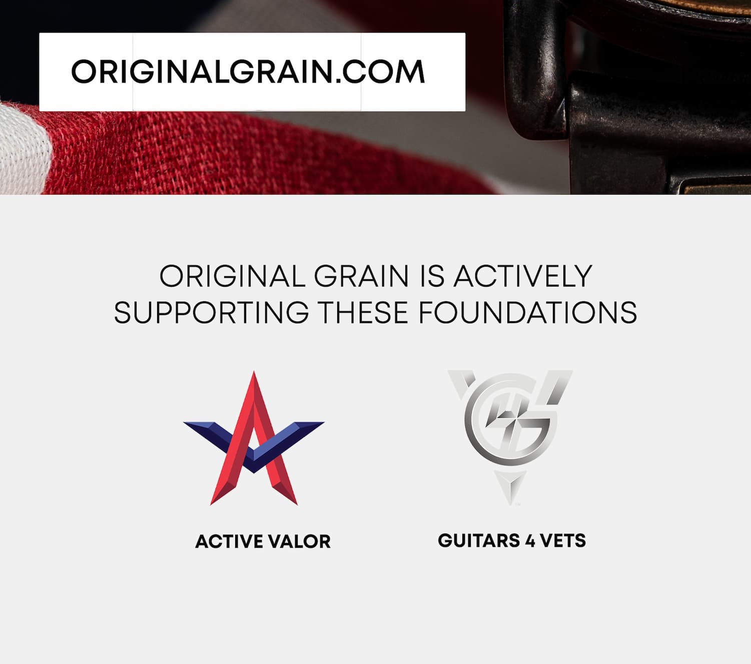 Original Grain Charity Give Backs