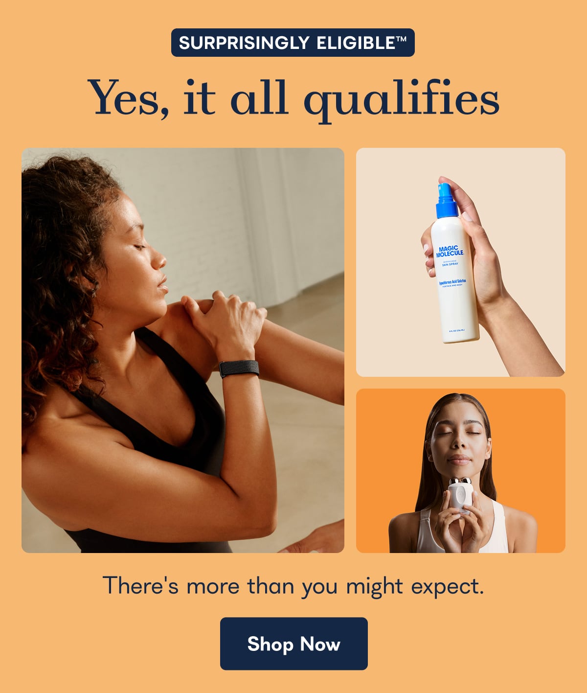 Surprisingly eligible, yes, it all qualifies. There's more than you might expect. - Shop Now
