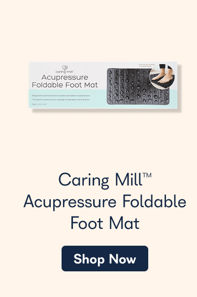 Caring Mill Acupressure Foldable Foot Mat. - Shop Now