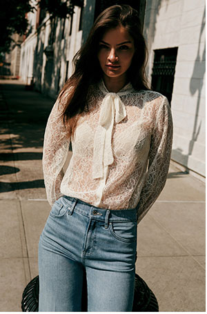 Shop Womens Bow Blouses