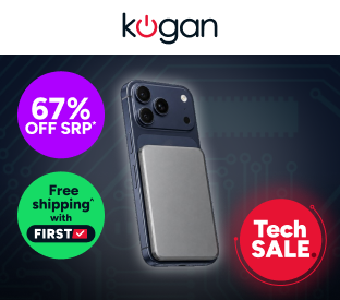 Kogan MagPulse 5000mAh 6.9mm Ultra Thin MagSafe Compatible Power Bank Product Image