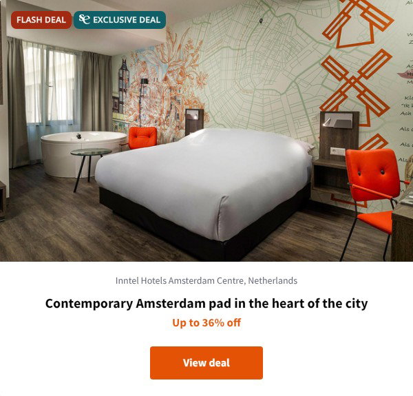Contemporary Amsterdam pad in the heart of the city