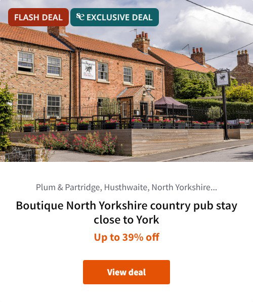 Boutique North Yorkshire country pub stay close to York