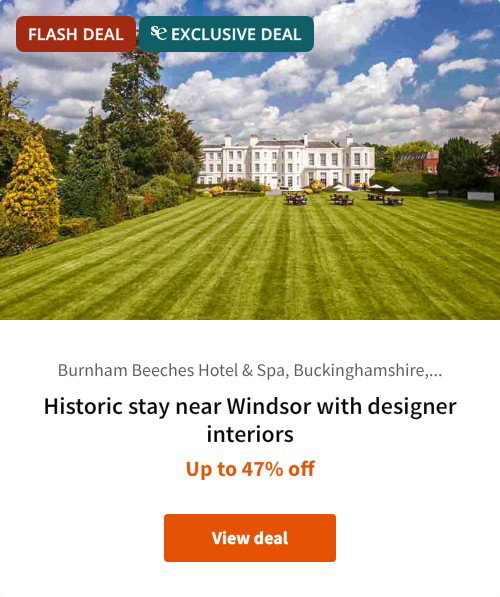 Historic stay near Windsor with designer interiors