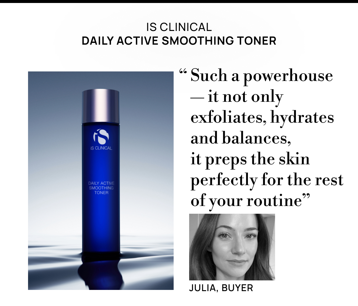 iS Clinical Daily Active Smoothing Toner (6 oz.)