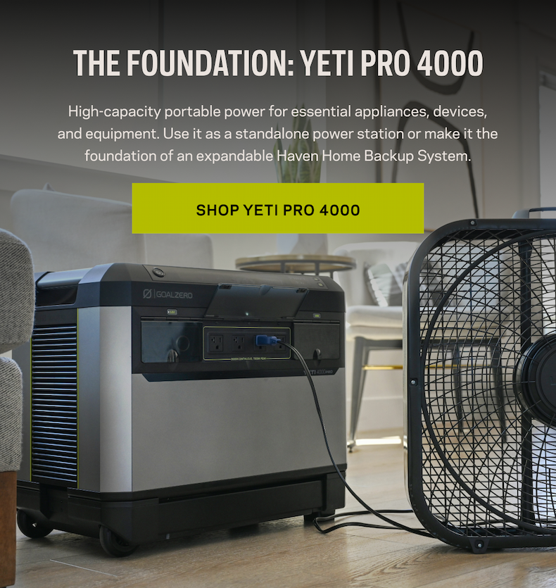 Shop Yeti PRO 4000