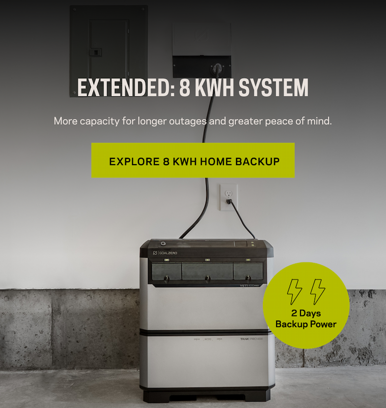 8 kWh Haven Home Back Up System