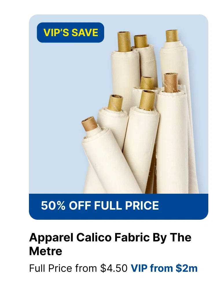APPAREL CALICO FABRIC BY THE METRE