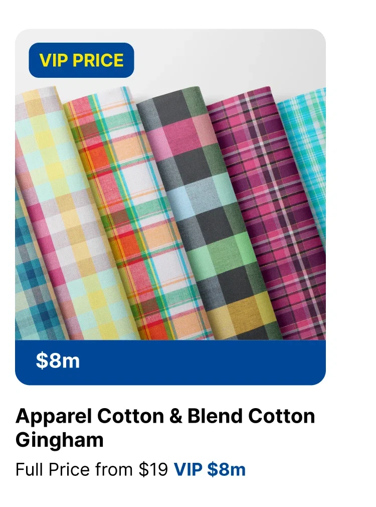 APPAREL COTTON & BLEND COTTON GINGHAM